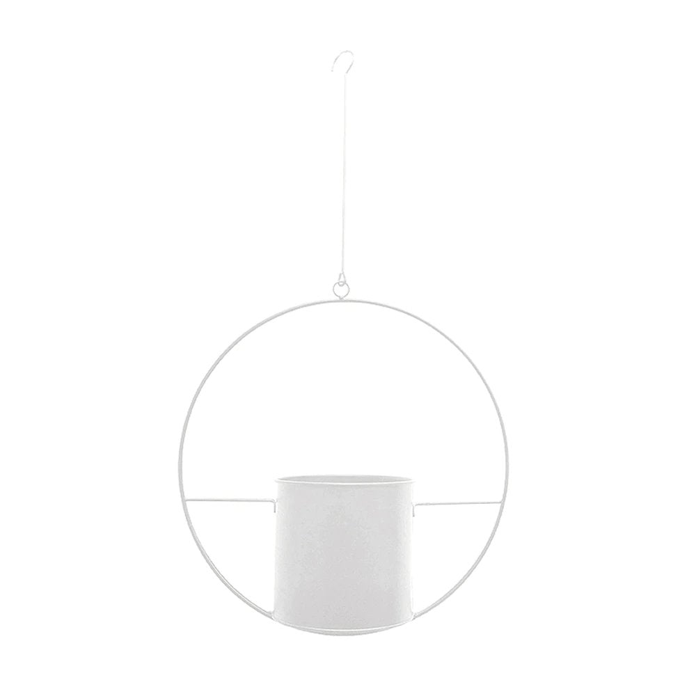 Lisslune | DecoBloom Hanging Planter – Elegant Indoor & Outdoor Metal Plant Pot with Chain