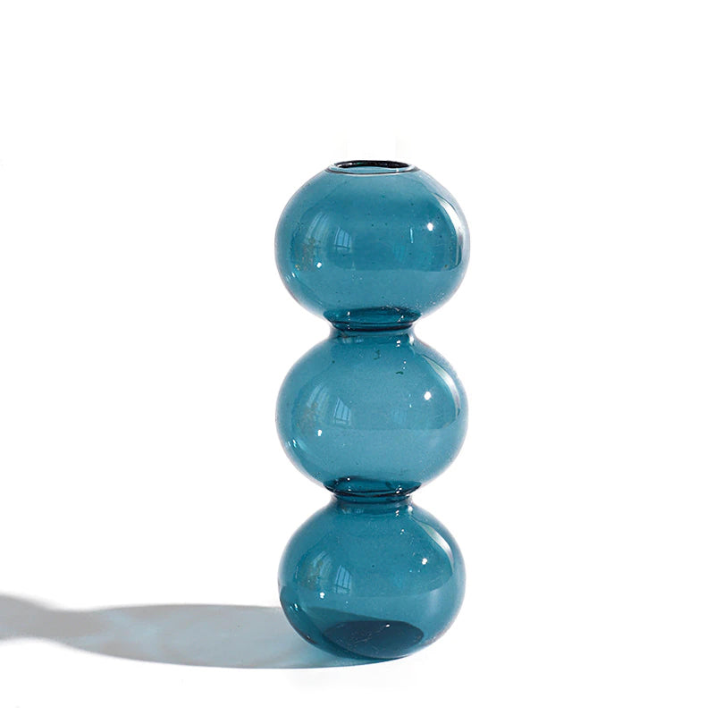 Rynx Retro Glass Spherical Colorful Vase
