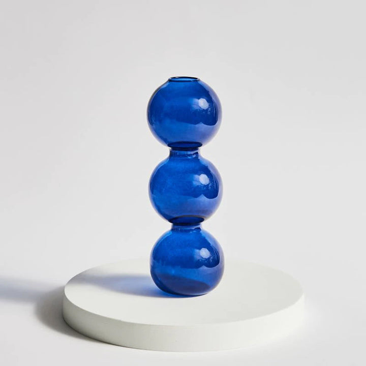 Rynx Retro Glass Spherical Colorful Vase