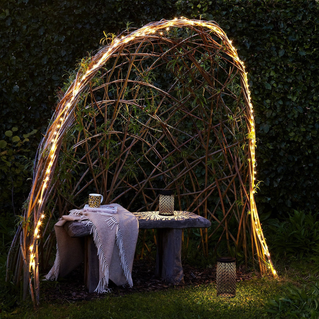 Lisslune | 100er LED Micro Solar String Lights warm white