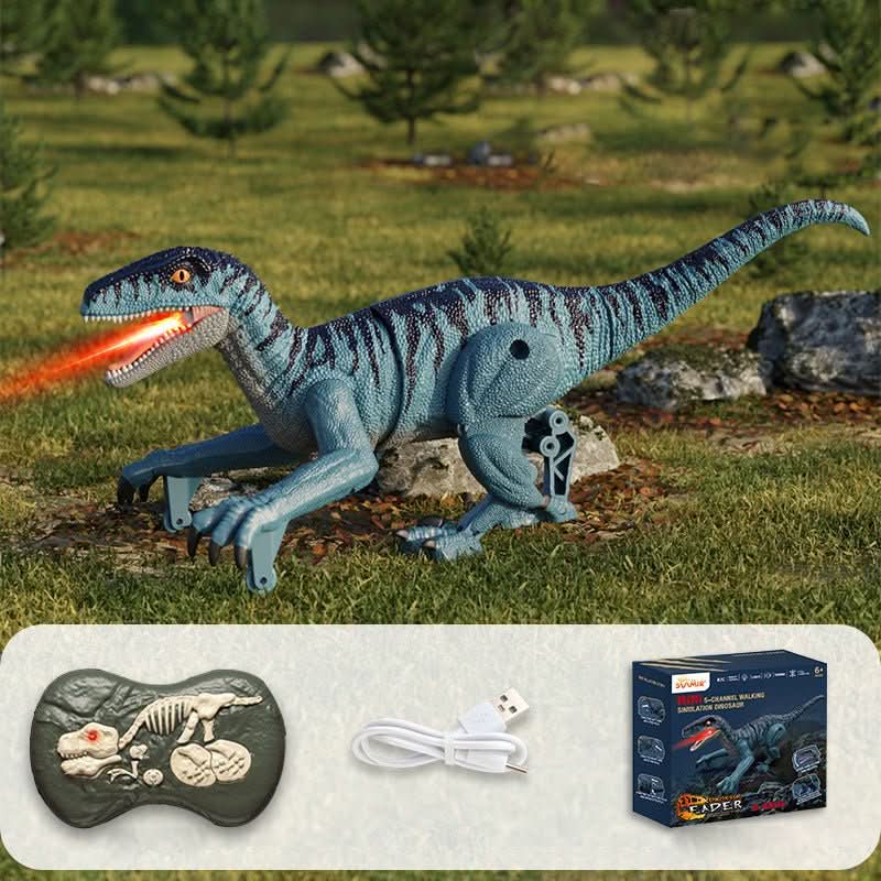 Lisslune | RoarBot RC Dino – Remote-controlled dinosaur with light, sound & fog