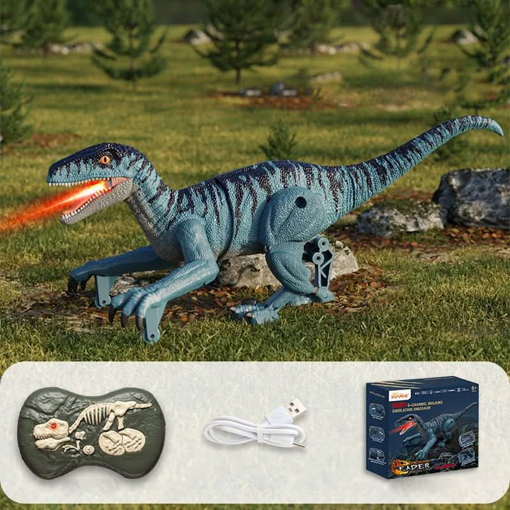 Lisslune | RoarBot RC Dino – Remote-controlled dinosaur with light, sound & fog