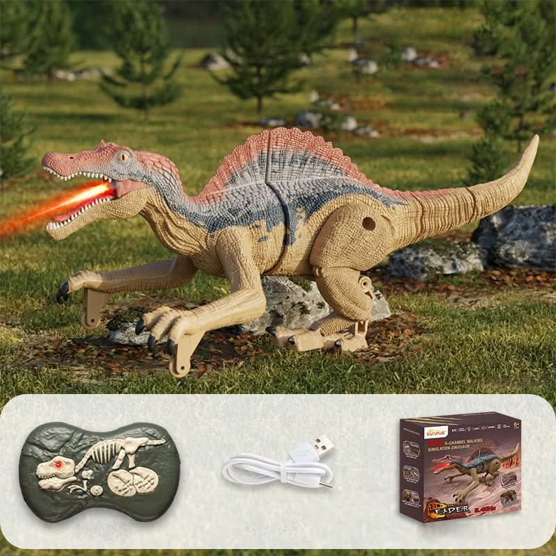 Lisslune | RoarBot RC Dino – Remote-controlled dinosaur with light, sound & fog