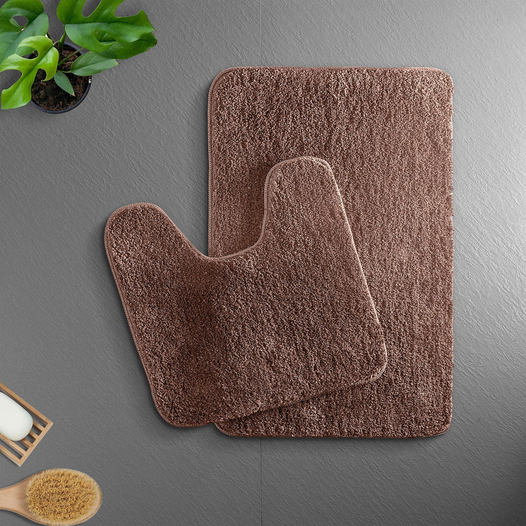 Lisslune | PlushHaven Bath Mat – Ultra Soft Microfiber Non-Slip Mat with Quick Water Absorption