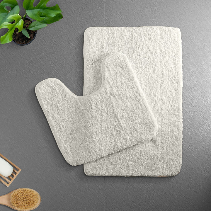 Lisslune | PlushHaven Bath Mat – Ultra Soft Microfiber Non-Slip Mat with Quick Water Absorption