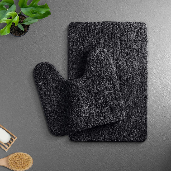 Lisslune | PlushHaven Bath Mat – Ultra Soft Microfiber Non-Slip Mat with Quick Water Absorption