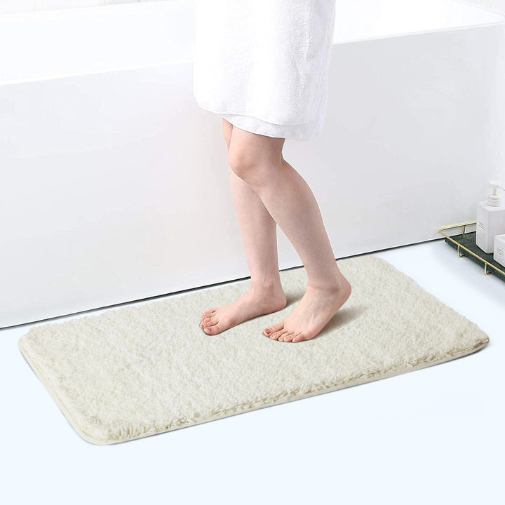 Lisslune | PlushHaven Bath Mat – Ultra Soft Microfiber Non-Slip Mat with Quick Water Absorption