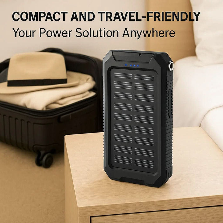 Lisslune | Solar Powerbank with 10000mAh for Outdoor & Adventure