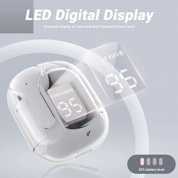 Lisslune | Wireless Bluetooth headphones with brilliant sound and LED display