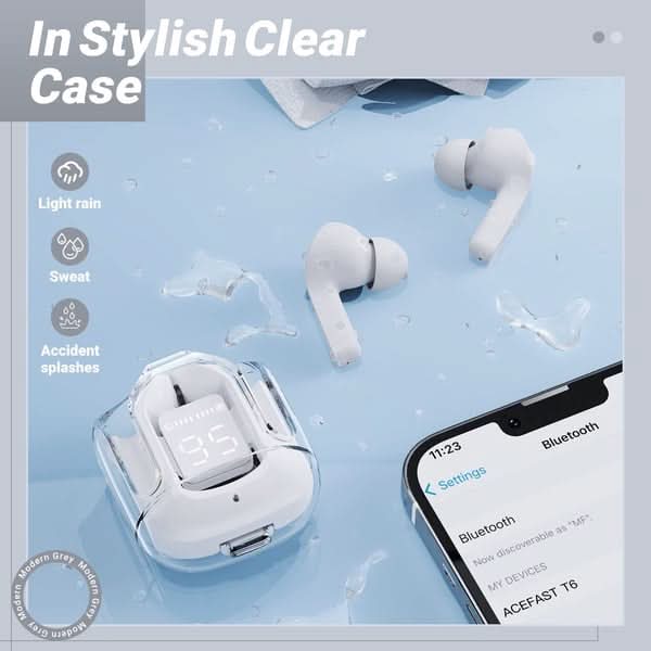 Lisslune | Wireless Bluetooth headphones with brilliant sound and LED display
