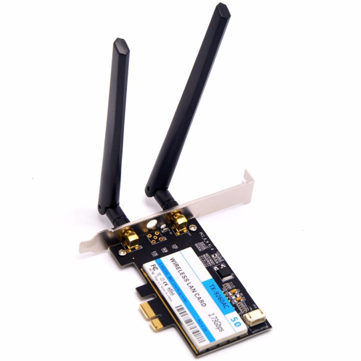 Lisslune | TX-9260AC Wireless-AC Dual Band 802.11ac 1730Mbps Desktop PCI-e WiFi Adapter + Bluetooth 5.0 WLAN Network Card for Intel 9260ac