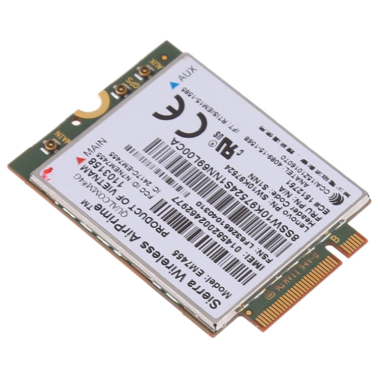 Lisslune | EM7455 Sierra Wireless FDD/TDD LTE Cat6 4G Module, 4G CARD for Lenovo Laptop ThinkPad P50 P50S P40 Yoga L460 T460 T460P T460S