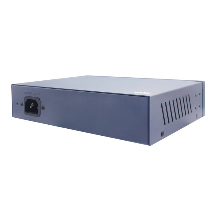 Lisslune | ESCAM POE 4+2 6-Port Fast Ethernet Switch 4-Port POE 10/100M 120W Network Switch, Transmission distance: 150m (Black)