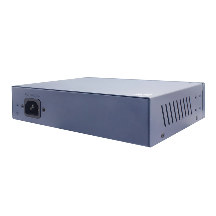 Lisslune | ESCAM POE 8+2 10-Port Fast Ethernet Switch 8-Port POE 10/100M 120W Network Switch, Transmission Distance: 150m(Blue)