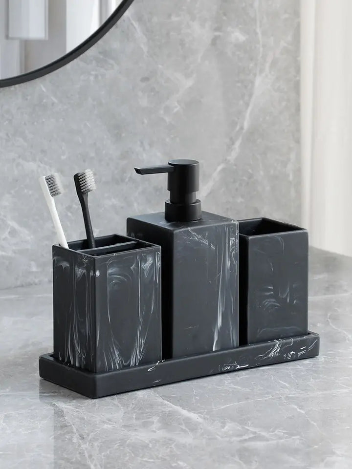 Lisslune | Set of Accessories Marble Pattern