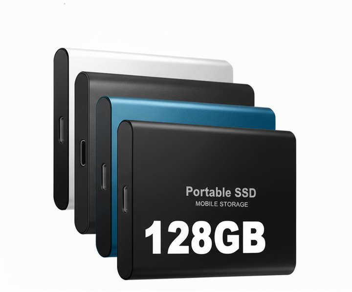 Lisslune | Ultra-fast 128GB SSD – Compact. Sturdy. Always ready