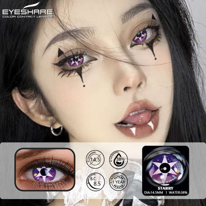 Rynx Cosplay Starry 14.5 mm 1 Pair | 1 Year