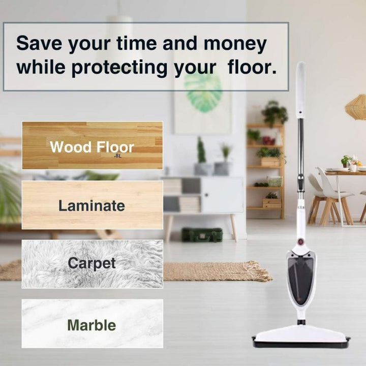 Lisslune | Quick-Heat Multi-Surface Steam Mop
