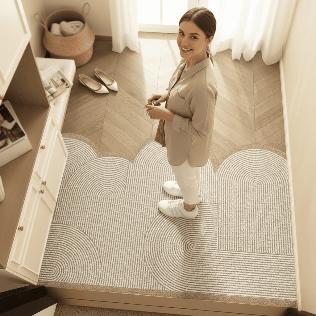 Lisslune | Non-slip PVC floor mat with easy-to-clean design