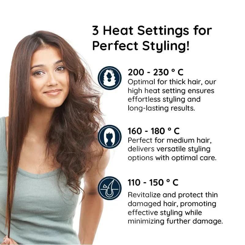 Lisslune | 2-in-1 Rotating Hair Brush for Styling and Smoothing