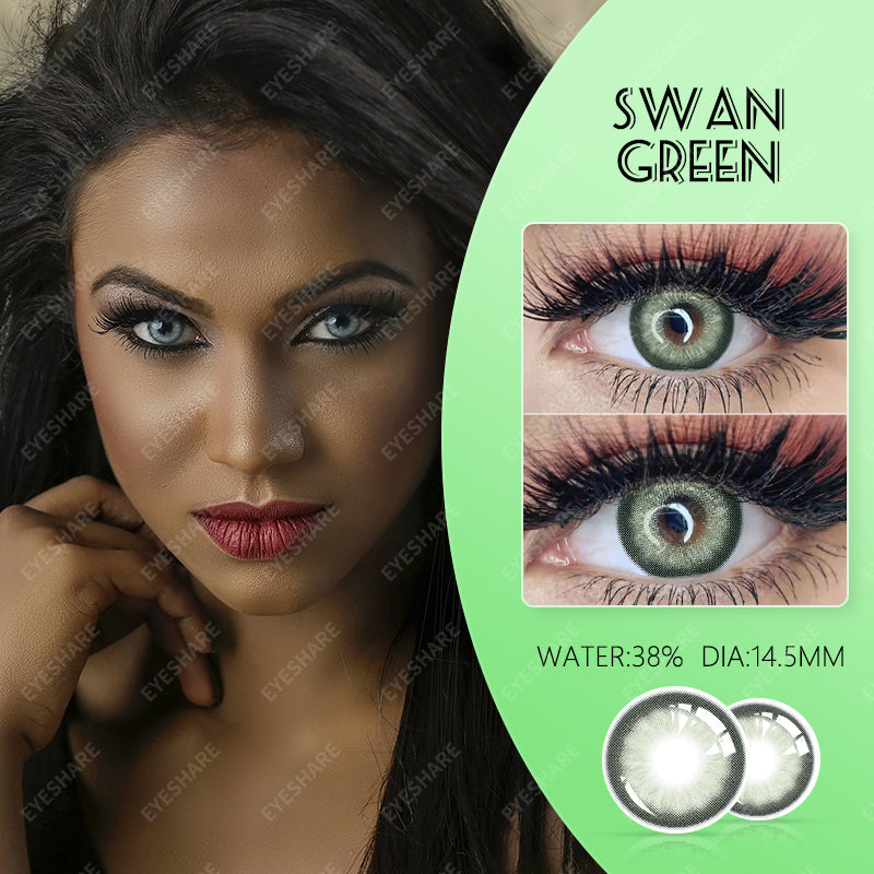 Rynx Swan Green 14.5mm 1 Pair | 1 Year