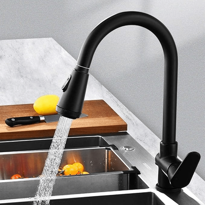 Lisslune | Modern kitchen faucet with touch sensor and pull-out spout