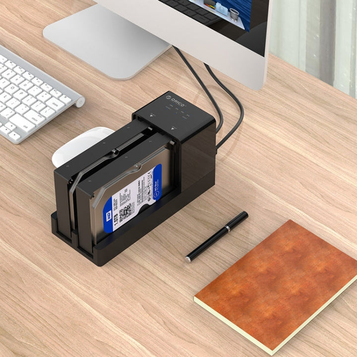 Lisslune | ORICO 6528US3-C 2.5 / 3.5 Inch Hard Drive Enclosure with Duplicator
