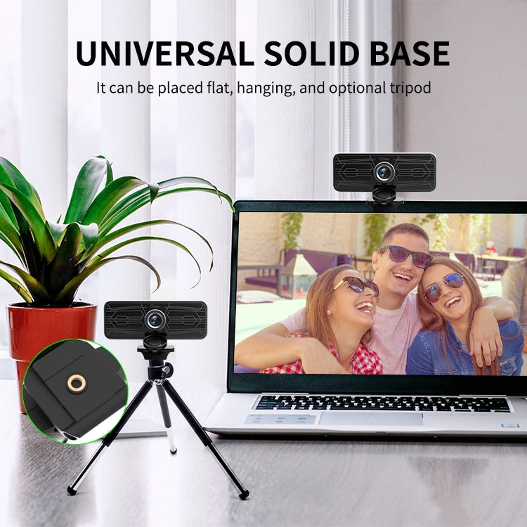 Lisslune | Gsou T16s 1080P HD Webcam with Cover Built-in Microphone for Online Courses Conference Video