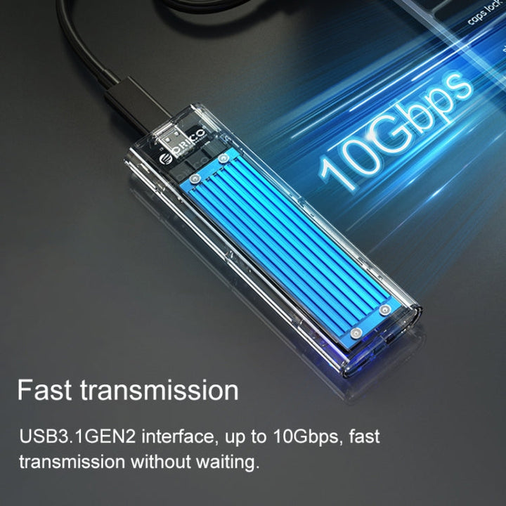 Lisslune | ORICO TCM2M-C3 M.2 SSD Dual Protocol Hard Drive Enclosure