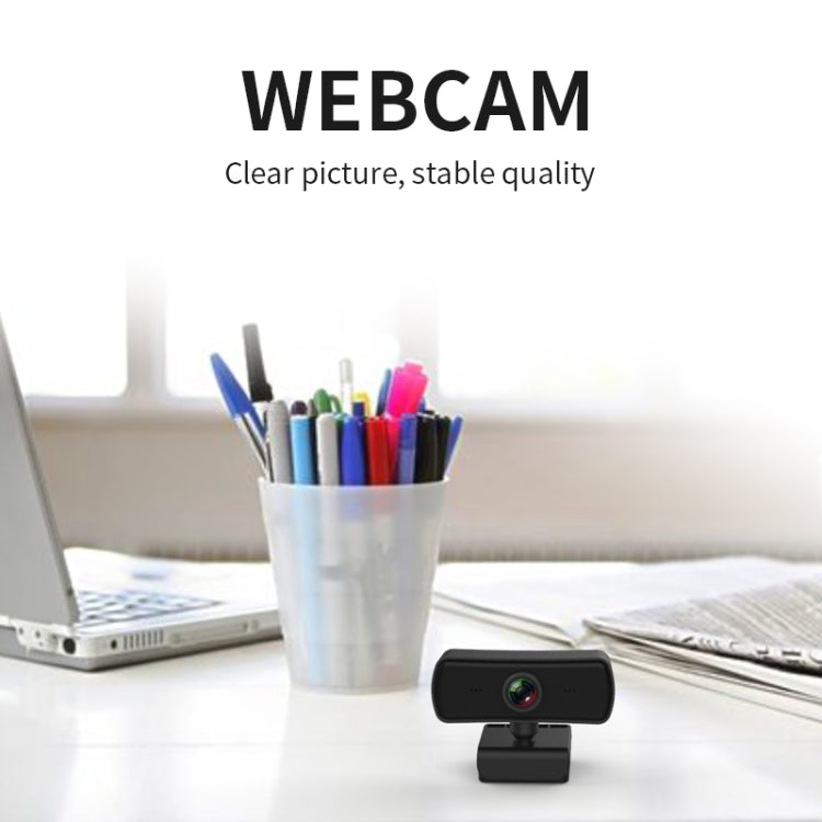 Lisslune | C3 400W Pixels 2K Resolution Autofocus HD 1080P Webcam 360 Rotation For Live Streaming Video Conference Work Webcam With Microphone USB Driver-Free