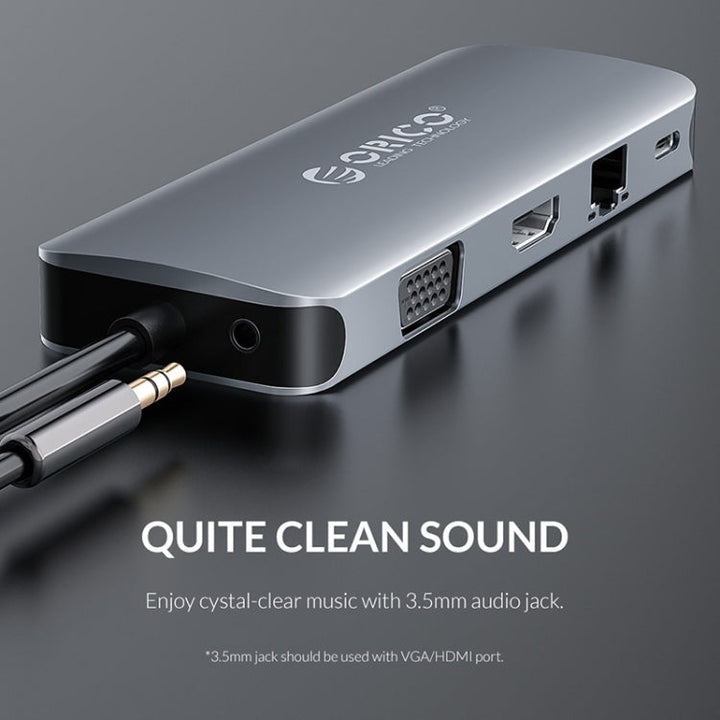 Lisslune | ORICO MC-U111P 11 in 1 multifunctional docking station