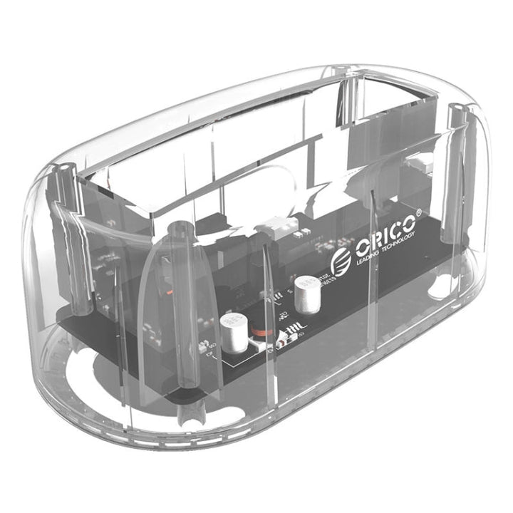 Lisslune | ORICO 6139C3-G2 3.5 Inch Transparent USB3.1 Gen2 Type-C Hard Drive Dock