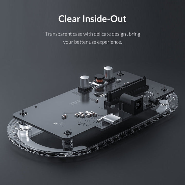 Lisslune | ORICO 6139C3-G2 3.5 Inch Transparent USB3.1 Gen2 Type-C Hard Drive Dock
