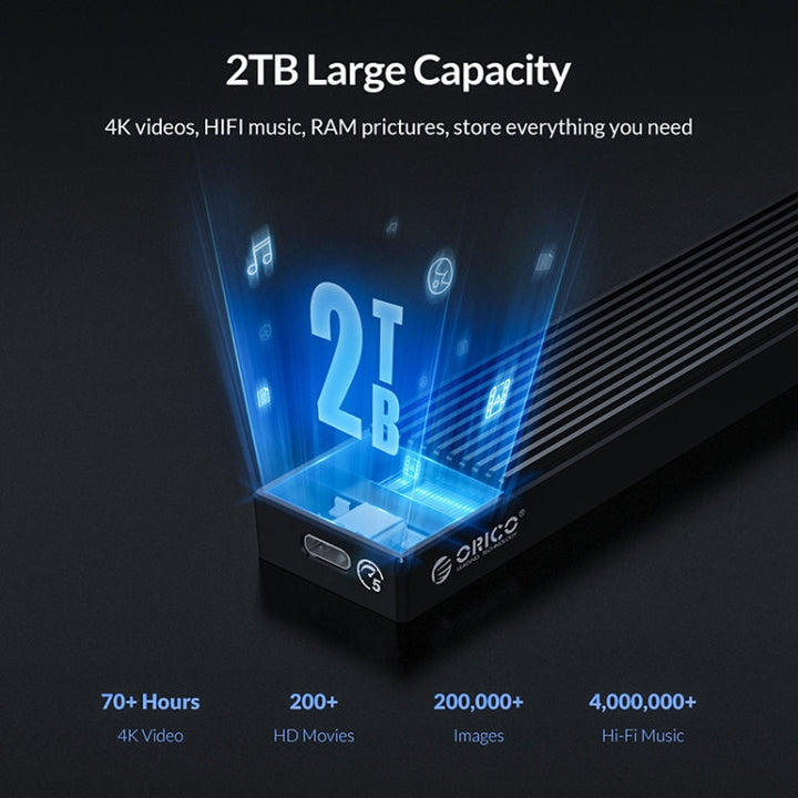 Lisslune | ORICO M2PF-C3 M.2 NGFF SSD enclosure