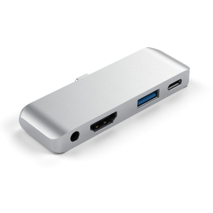 Lisslune | 4 in 1 Type-C / USB-C to HDMI + AUX + USB + PD Type-C / USB-C HUB Adapter Multifunctional HD Dock