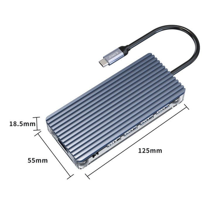 Lisslune | ORICO WB-11P 10 in 1 Type-C Transparent HUB