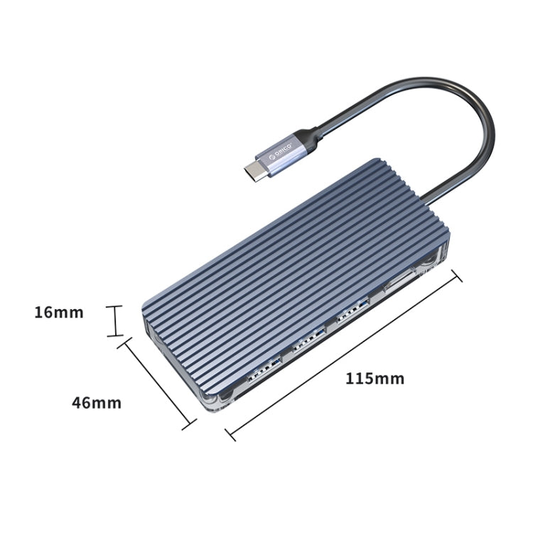 Lisslune | ORICO 6 in 1 Type-C Transparent HUB