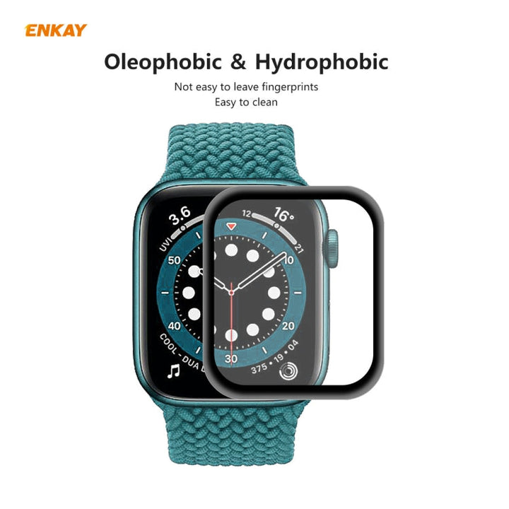 Lisslune | For Apple Watch 6/5/4/SE 44mm 5 PCS ENKAY Hat-Prince 3D Full Screen Soft PC Edge + PMMA HD Screen Protector