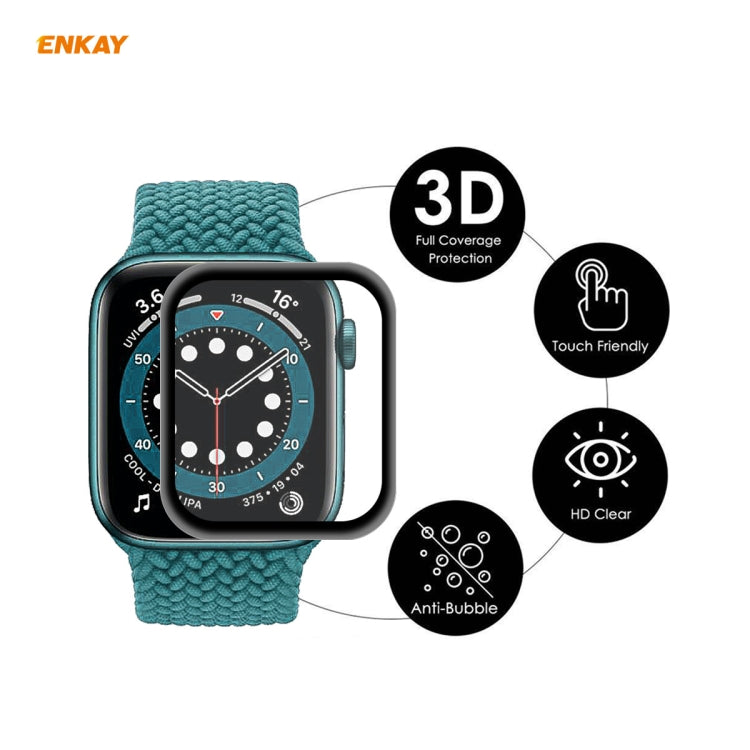 Lisslune | For Apple Watch 6/5/4/SE 44mm 10 PCS ENKAY Hat-Prince 3D Full Screen Soft PC Edge + PMMA HD Screen Protector