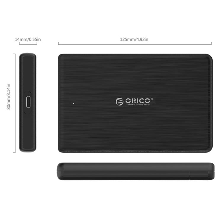 Lisslune | ORICO 2189C3 2.5 inch Type-C hard drive enclosure