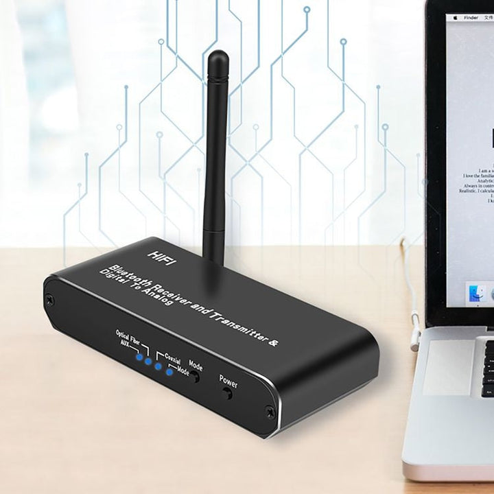 Lisslune | ZS-SGD09 3 in 1 Digital to Analog Bluetooth 5.0 Receiver & Transmitter