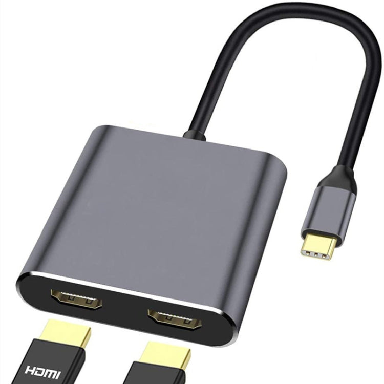 Lisslune | ZS-SGSHDMI USB-C / Type-C to Dual HDMI Adapter