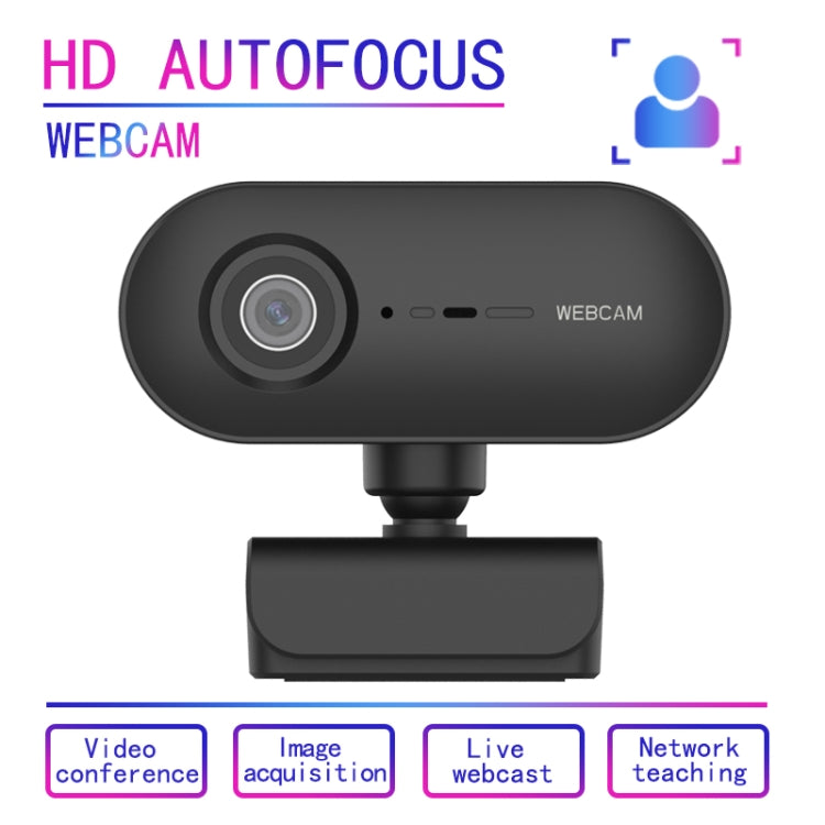 Lisslune | C7 1080PHD autofocus 360-degree rotating lens live streaming USB driver-free webcam with microphone