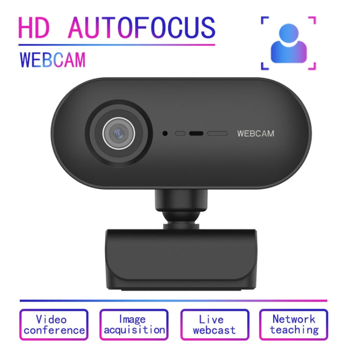 Lisslune | C7 1080PHD autofocus 360-degree rotating lens live streaming USB driver-free webcam with microphone