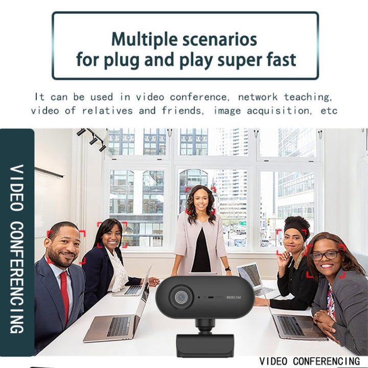 Lisslune | C7 1080PHD autofocus 360-degree rotating lens live streaming USB driver-free webcam with microphone