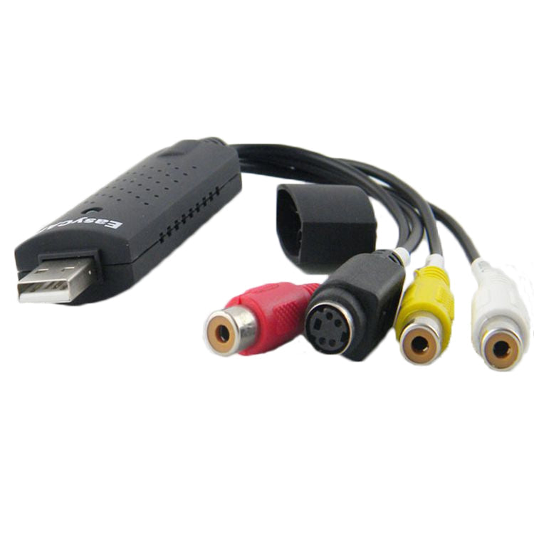 Lisslune | Portable USB 2.0 Video + Audio RCA Female to Female Connector for TV / DVD / VHS Support Vista 64 / win 7 / win 8 / win 10 / Mac OS