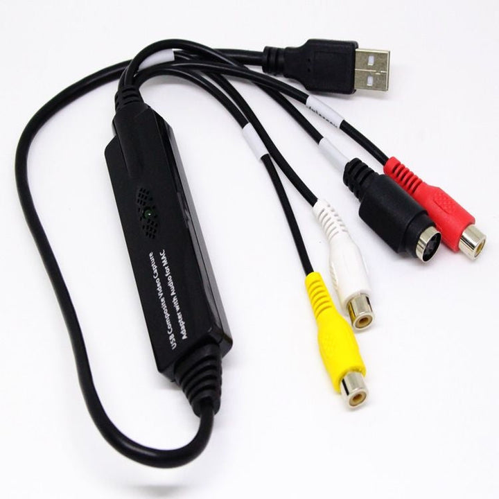 Lisslune | USB to RCA Cable 60+ Supports Vista 64 / Win 7 / Win 8 / Win 10 / Mac OS