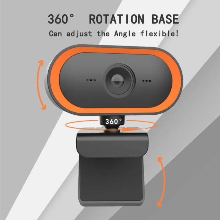 Lisslune | C11 2K Image Quality HD without Distortion 360 Degree Rotation Built-in Microphone Clear Sound Webcams with Tripod (Blue)