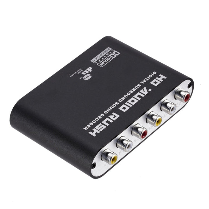 Lisslune | SPDIF Coaxial to RCA DTS AC3 Audio Decoder 5.1CH Optical Digital Amplifier Analog Converter & Amplifier HD Audio