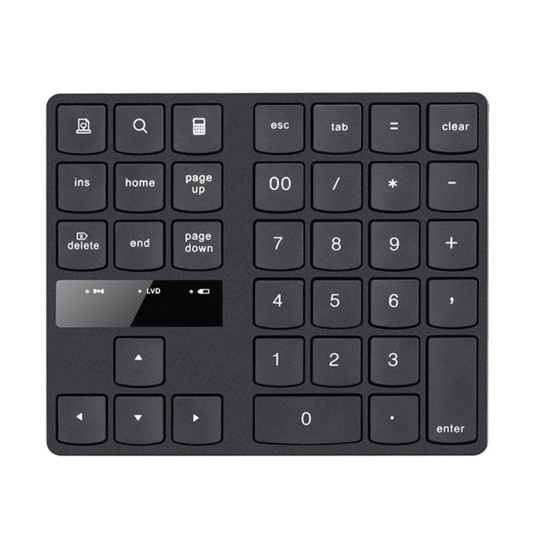 Lisslune | 2.4G USB Wireless Numeric Keypad 35 Keys Charging Digital Keyboard Notebook Laptop Mini Numeric Keypad